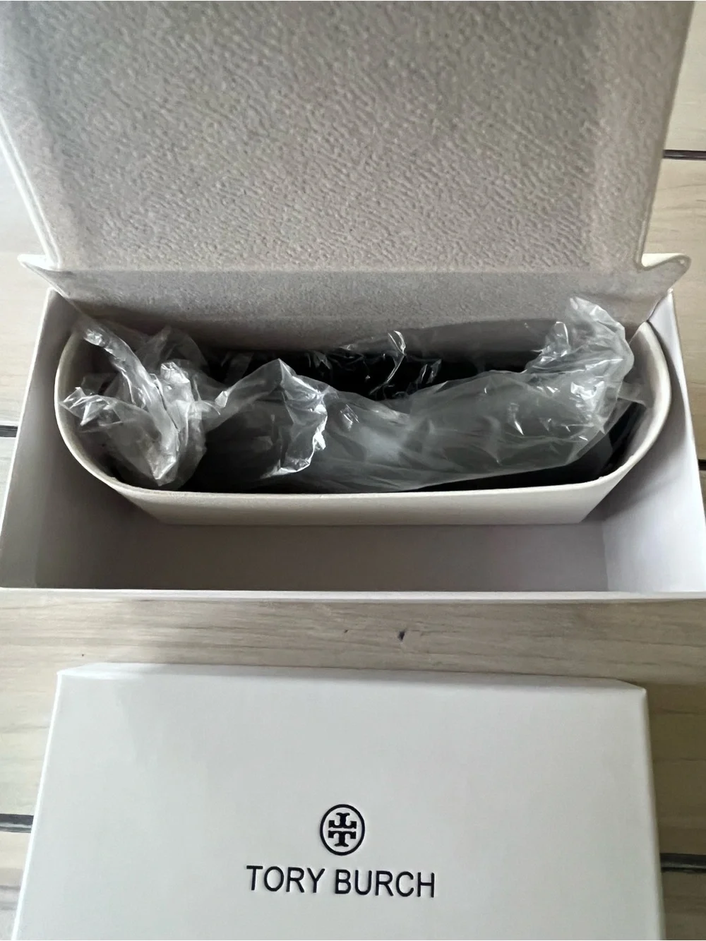 Tory Burch Kira Black Oversized Square Sunglasses